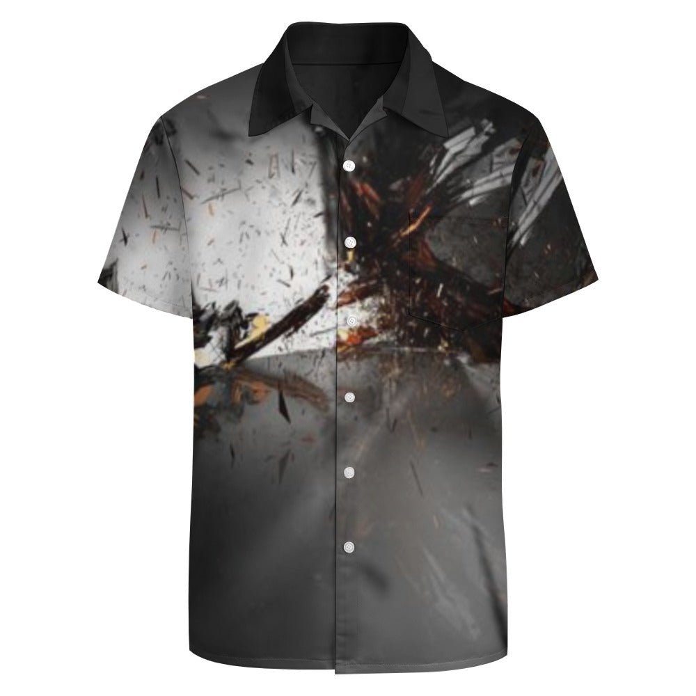 "Abstract" A short sleeved shirt