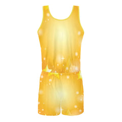 "Sunshine" Vest Short Jumpsuit