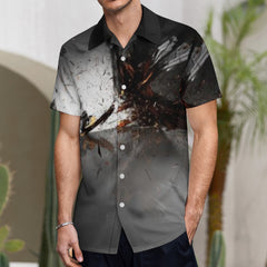 "Abstract" A short sleeved shirt