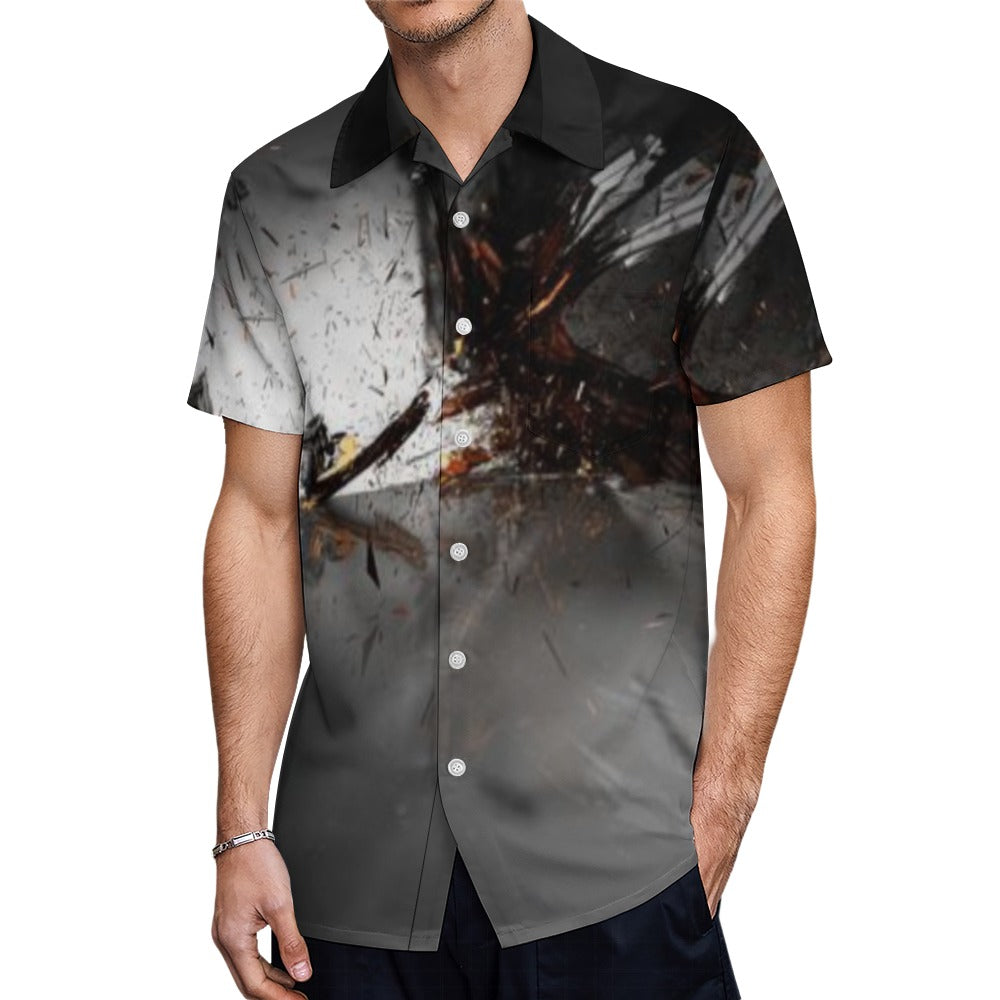 "Abstract" A short sleeved shirt